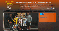 Desktop Screenshot of ozelitebasketball.com